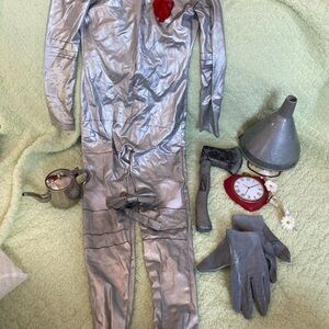 Kids home made “Tin Man” costume